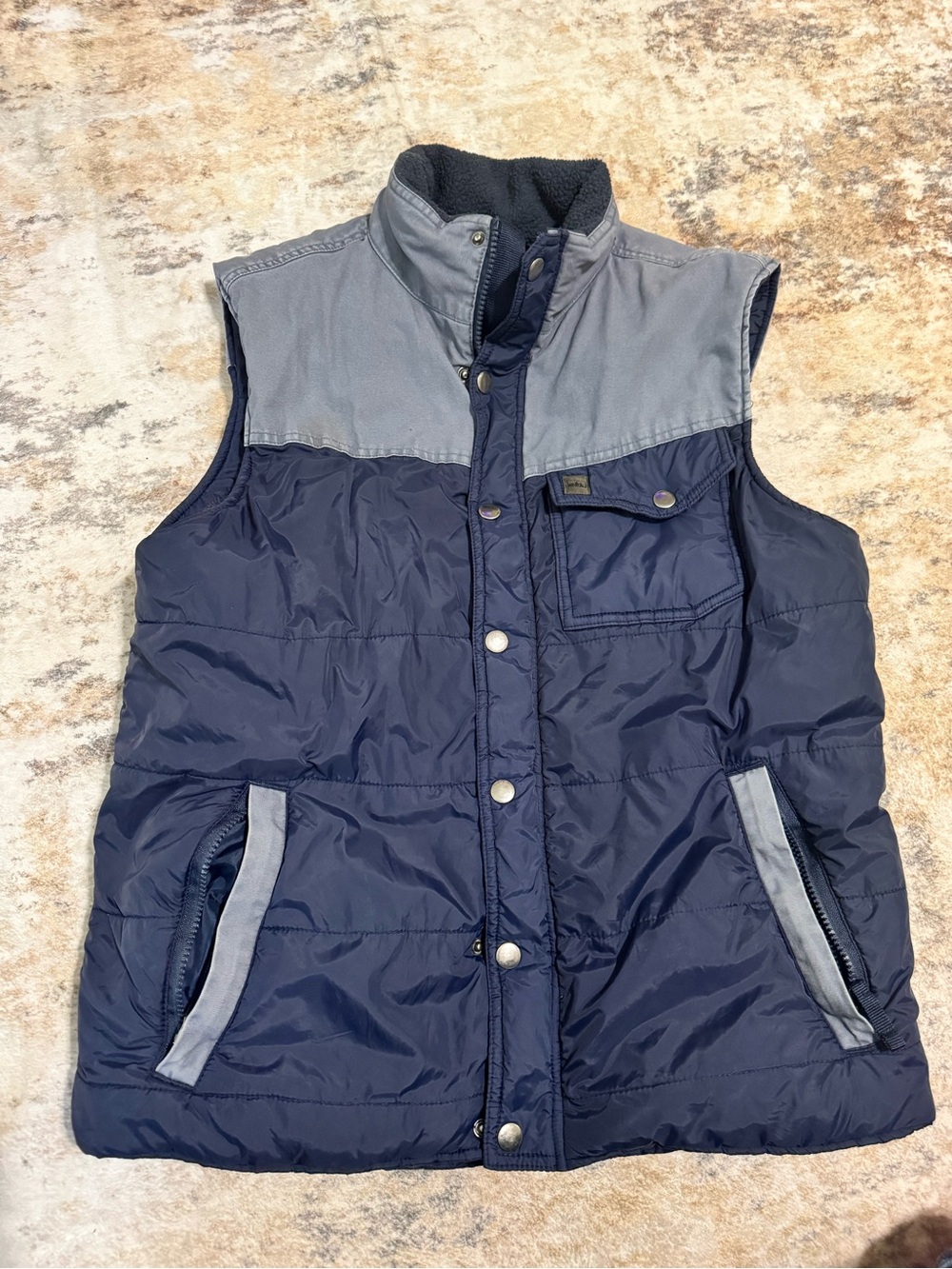 Vintage 90s Northwest Territory Colorblock Puffer Jacket Men's L Blue Gorpcore